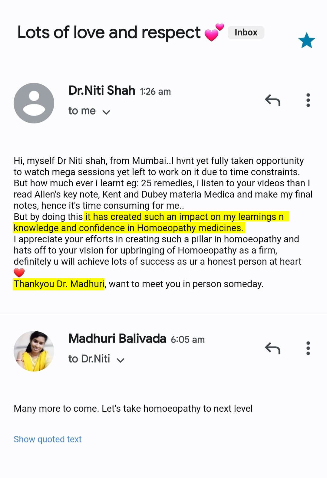 WhatsApp learner feedback 39